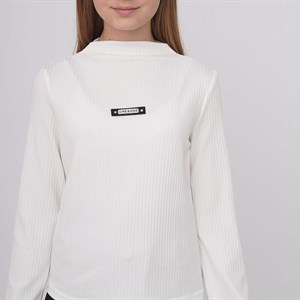 Новинка Школьная водолазка с нашивкой Прекрасно будет