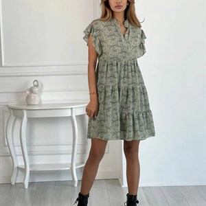 Нежное шифоновое платье Арт 1896 Размеры 42 48 ткань