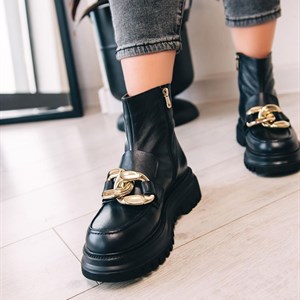 Шикарные Деми ботиночки с цепью Они идеальные лёгкие