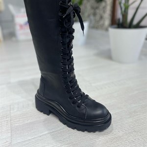 Шикарные Ботинки Эксклюзив Натуральная кожа с натуральным