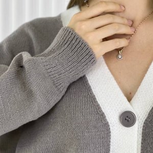 Шерстяной кардиган Размер Оверсайз Производство Китай