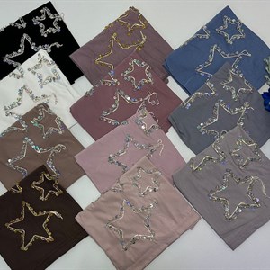 Балаклава 3 звезды с пайетками       Ручная работа