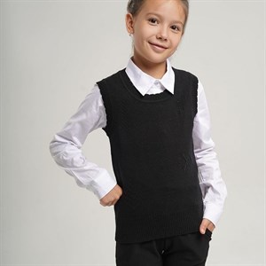 Стильные и модные школьные жилеты для девочек и подростков