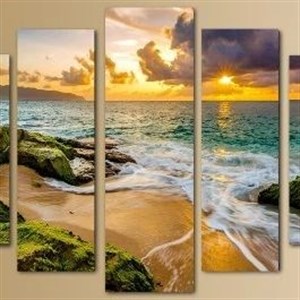 Модульная картина из пяти частей Размер 80 на 140