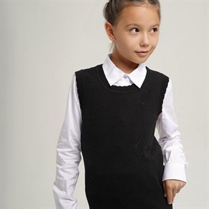 Стильные и модные школьные жилеты для девочек и подростков
