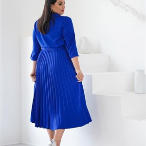  Модный яркий электрик одеждадордой платьяоптом одеждаотпроизводителя