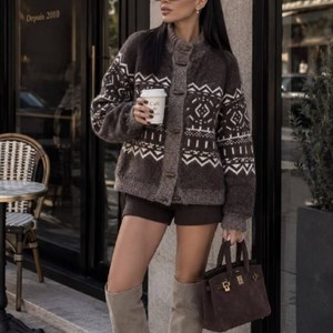 Теплые женские кардиганы стандартного размера — новая коллекция
