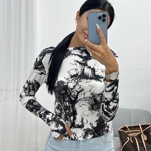 Американка база с принтами Посадка по фигуре шикарный