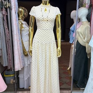 Романтичное шелковое платье с корсетной талией — размеры L и XL