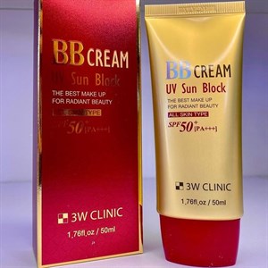 Солнцезащитный ВВ крем UV Sun Block BB Cream SPF50