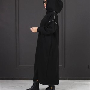 Модный удлиненный бомбер с КАНТИКОМ Ткань Трикотаж