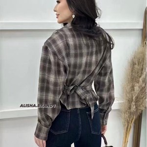 Качественная рубашка в клетку из Х/б байки | Женская одежда в Бишкеке