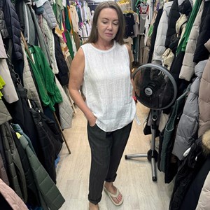 Штаны льняные 2700 Майка 1800 Размер стандарт до 50го