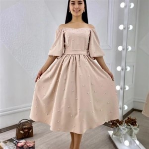 Платья Ткань Барби Размер 42 44 46 48 Цена 350с оптом