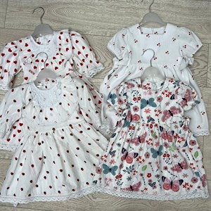     ТОЛЬКО ОПТОМ Летние платья БАНТИК Ткань МУСЛИН