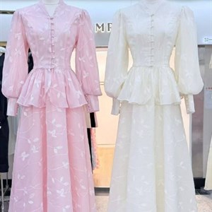 Женский комплект из лёгкой органзы M–2XL — 2 расцветки