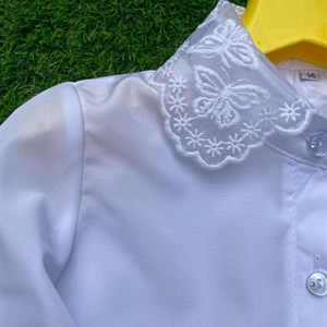 Школьные блузки от 6 до 10 лет Ткань бенгалин   Цена