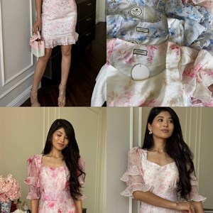Поступление: нежные мини-платья из тенселя с рюшами и поясом | TALANTOVA collection