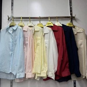 Рубашка из премиального льна TANA collection style — стильные расцветки, размер STD