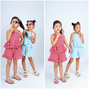 Купить детский летний комплект из 100% хлопка | Яркие расцветки для вашего малыша