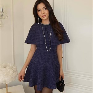 Шикарные модели платьев с кейпом - тренды сезона