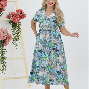 Новинка Легкий воздушный сарафан на лето из штапеля