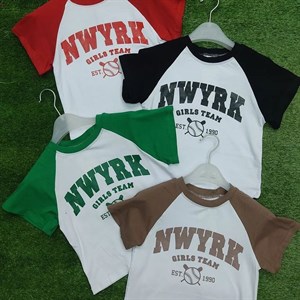 В наличии Футболки для девочек в ультра модной комбинации