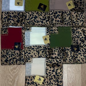 Новинка: шифоновый платок с атласными краями со стразами