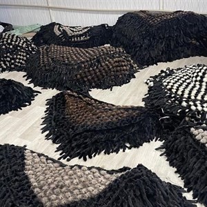 Норковый вязанные Жилетки и платки снова в наличии