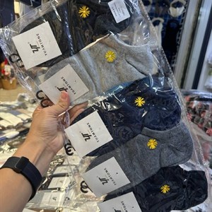 Хлопковые короткие носки оптом — размеры 36–41, упаковка 10 шт