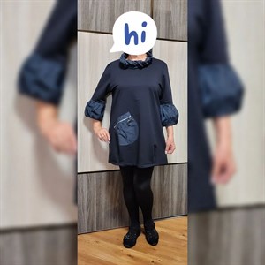 Модель 717 Туника трикотаж Свободного кроя Прекрасным