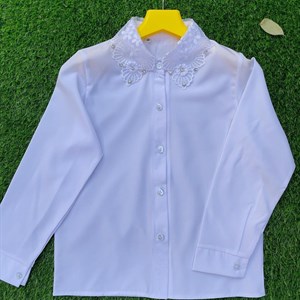 Школьные блузки от 6 до 10 лет Ткань бенгалин   Цена