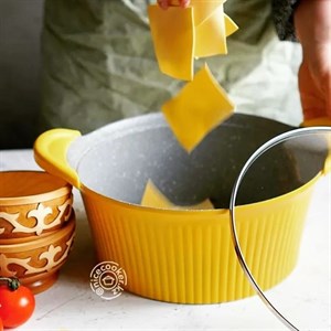 Кастрюли Nice Cooker Shell Series в согревающим ярко