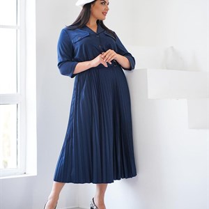  Глубокий синий цвет одеждадордой оптомодежда платьяоптомсдоставкой