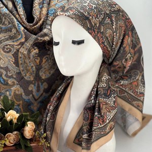   НОВИНКА   Платок TURKEY Размер 1 1м Ткань Кашемир