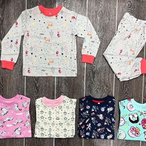  Новинки пижамы  Материал супрем  1 4 года 180 сом