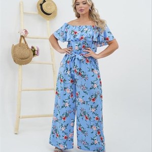 Легкий комбинезон из ткани прада универсальный наряд