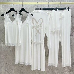 Нежный комплект женской одежды - комфорт и стиль для вашего дома