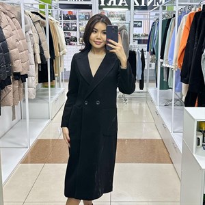 Элегантное пальто Классический стиль Размеры S М