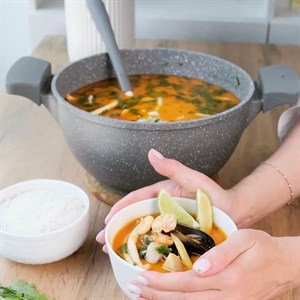 Казаны в сером цаете от Nice Cooker Pallas Series