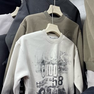 Фото в живую ТОЛЬКО ОПТОМ Утеплённый свитшот Natural