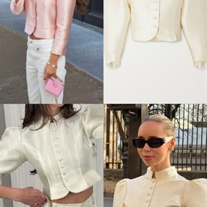 Женский стильный жакет TALANTOVA collection — новинка, цвета на выбор: черный, белый, голубой, пудра, золотистый