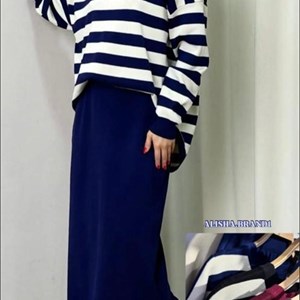 Модная двойка с юбкой из тонкого трикотажа - Качество люкс, размеры 42-50