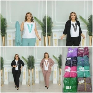 С 50 по 56 по 900 сом Тройка Ткань Сингапур