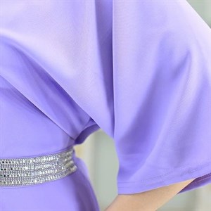 Длинное нарядное платье Джуди из материала Дубайский