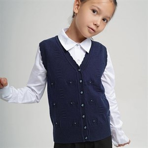 Стильные и модные школьные жилеты для девочек и подростков