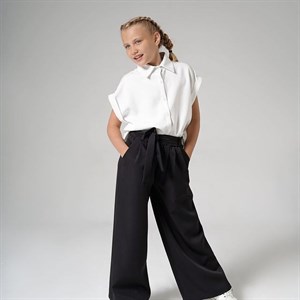 Обалденные двойки Брюки палаццо и рубашка с разрезом