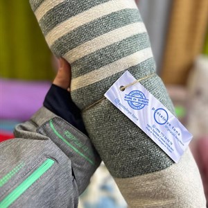 Полотенце хамам с тонким слоем махры Пештемаль с махрой