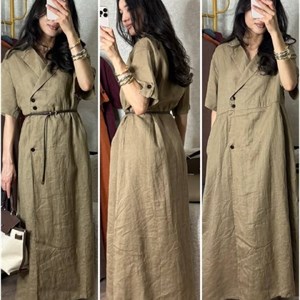 Льняное платье женское до 54/56 от NURZADA COLLECTION — новинка 2026