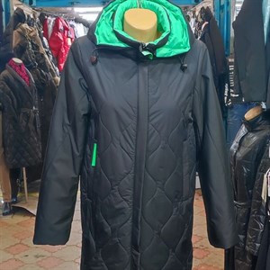 Удлиненная весенняя модель капюшон отстёгивается Размеры